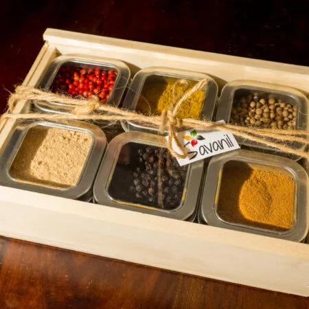 Coffret cadeau 6 épices de Madagascar