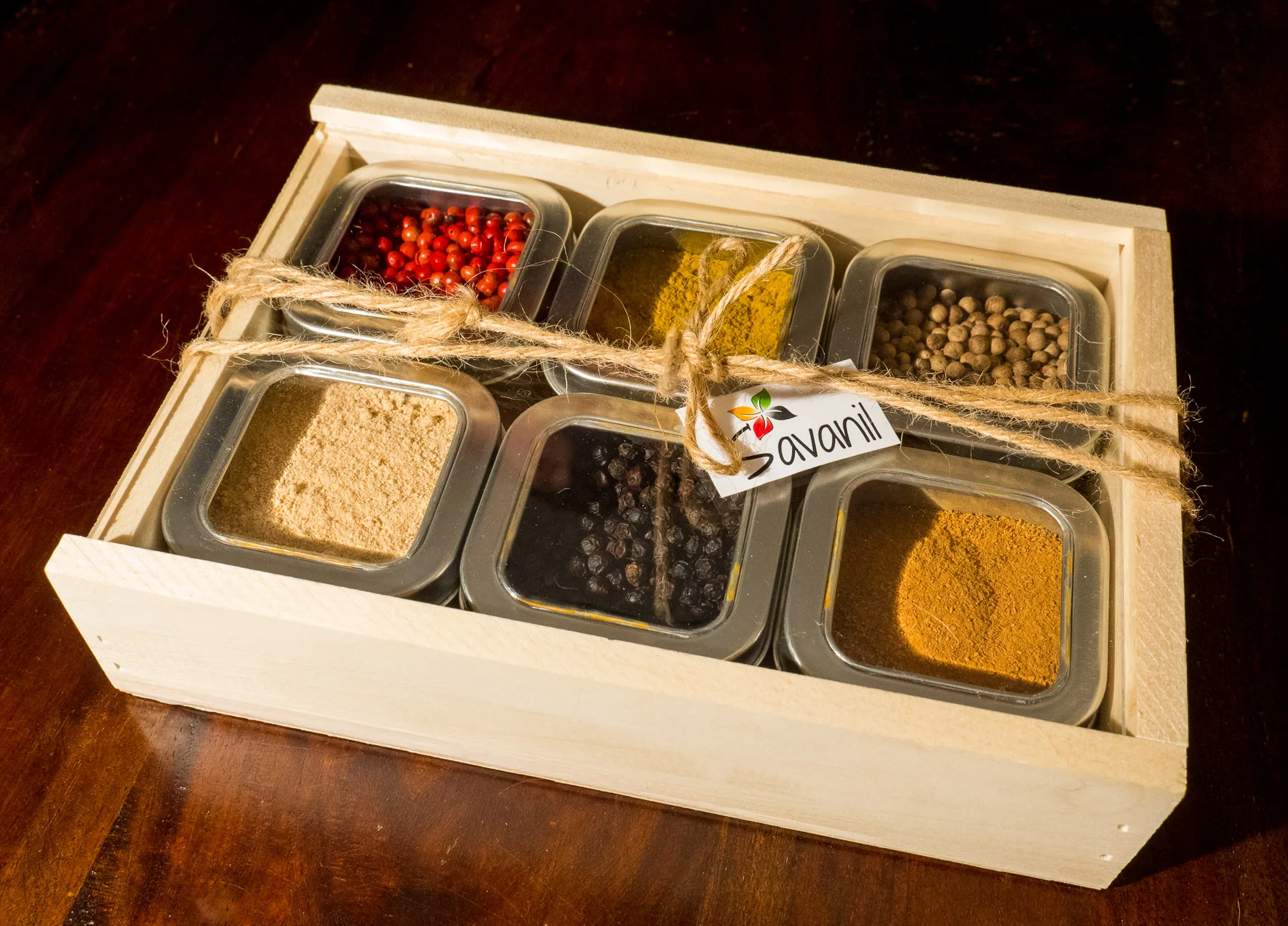 Gift box 6 spices from Madagascar