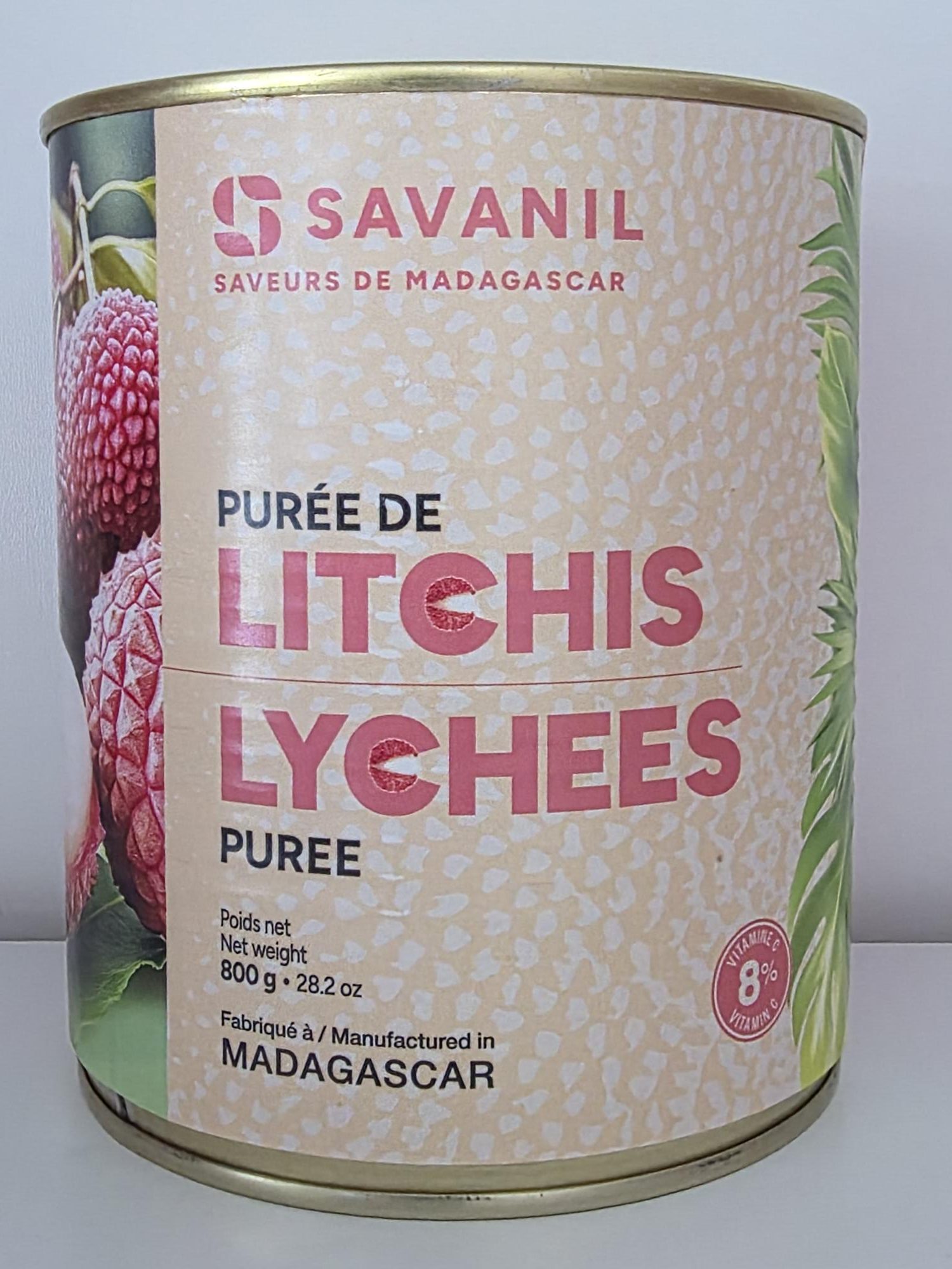 purée de litchi biologique