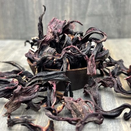 Fleurs hibiscus séché