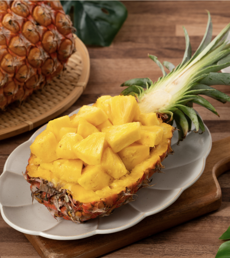 Ananas en morceaux dans son jus