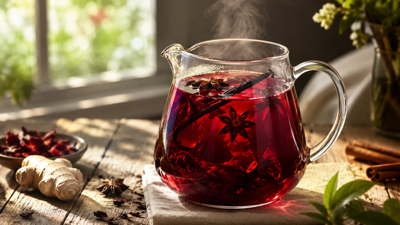 Preparation infusion bien-être