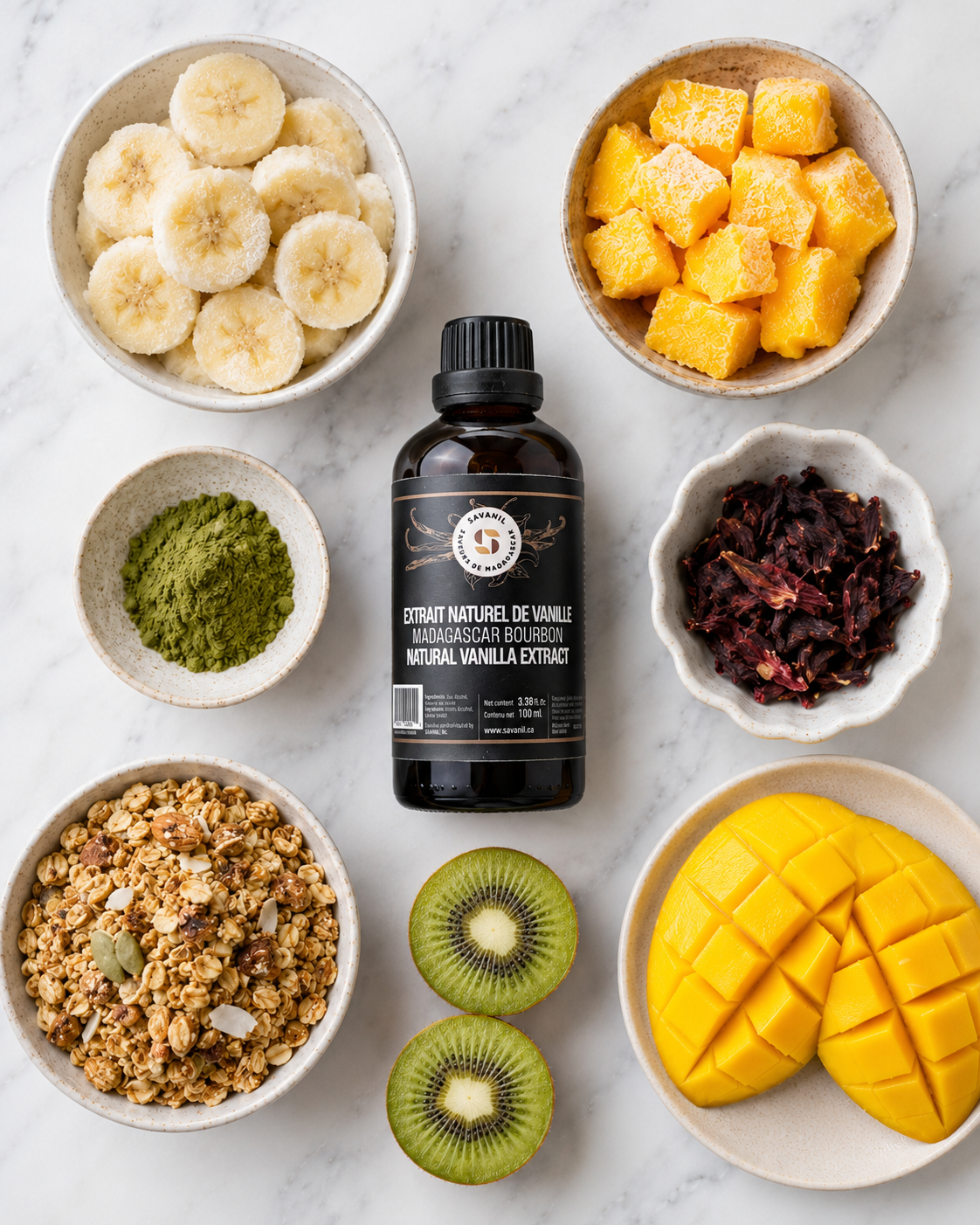 ingredients-smoothie-bowl-moringa-vanille-savanil